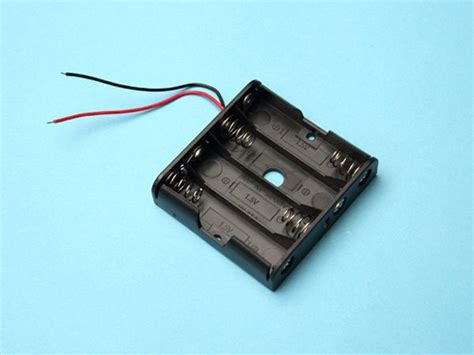 Double A Battery Holder With Lead Wire Keneng