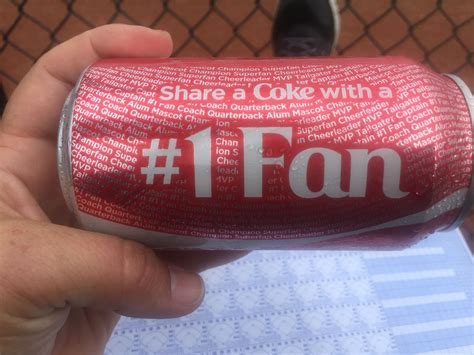 Vanilla Coke Can Superfan Tailgating Softball Cheerleading
