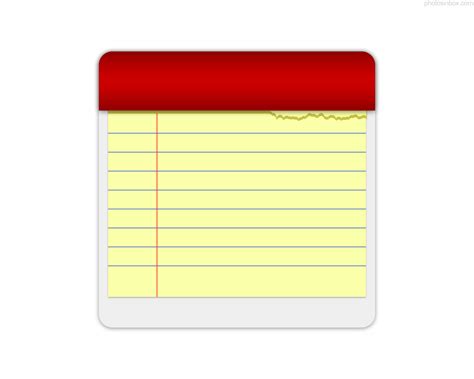 Yellow Notepad Clipart Best