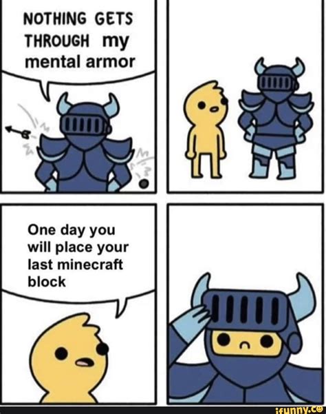 Minecraft Armor Meme