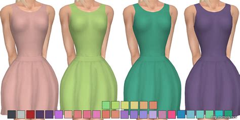 Abbey Dress At Simista Sims 4 Updates
