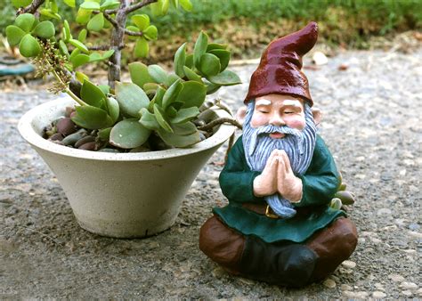 7 Meditation Praying Gnome Zen Garden Gnome Etsy