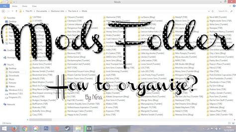 Sims 4 • How To Organize The Mods Folder Como Organizar A Pasta Mods
