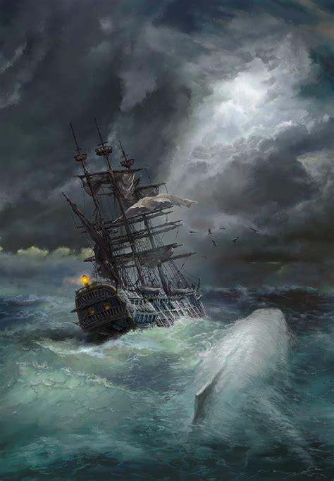 Moby Dick By Sergey Shikin Rimaginaryseascapes