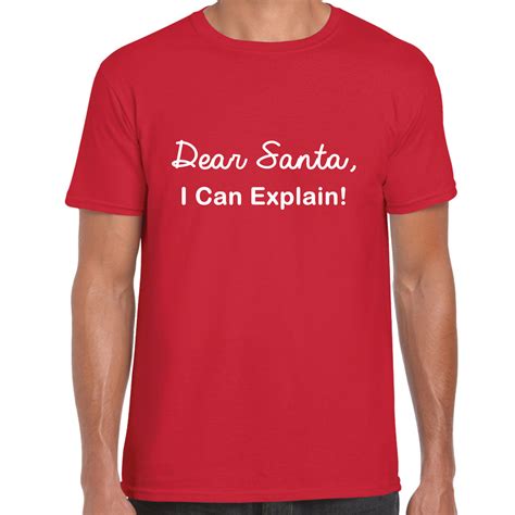 Grabmybits Dear Santa I Can Explain Christmas Unisex T Shirt Xmas