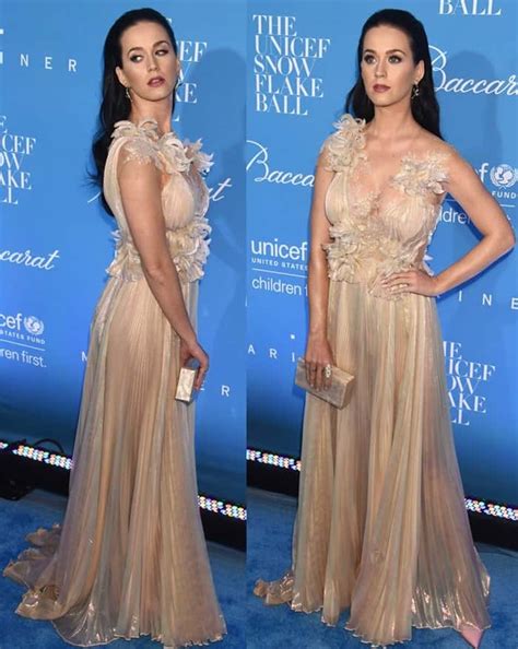Katy Perry Belle Of The Unicef Snowflake Ball In Stunning Marchesa Gown