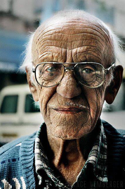Israel Old Man Glasses Lines Of Life Wrinckles Beauty Expression