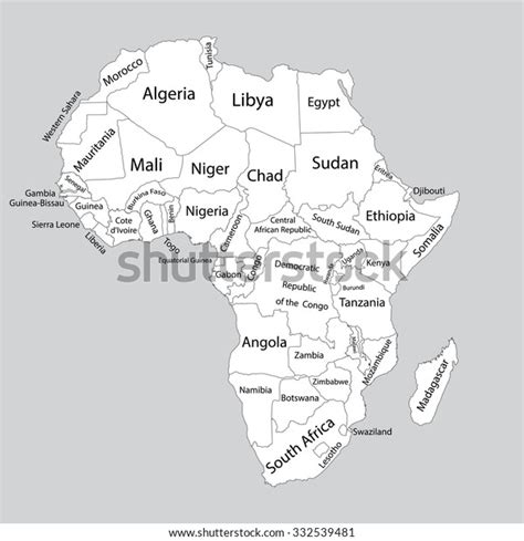 Map Of Africa Blank Map Of Spain Andalucia