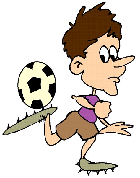 Cartoon Playing Soccer Clipart Best