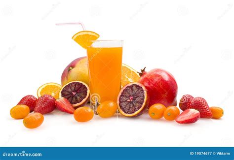 Multifruit Juice Stock Image Image Of Tropical Multifruit 19074677