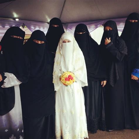 Niqabi Wedding Muslimah Wedding Dress Muslimah Wedding Muslim Fashion Hijab Outfits
