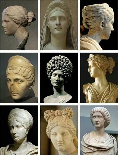 Roman Woman Hairstyle História Romana Roma Antiga Escultura Romana