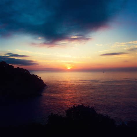 Sky Sunset Sea Nature Night Ipad Pro Wallpapers Free Download