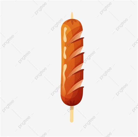 Makanan Ham Ham Sosis Panggang, Clipart Makanan, Lukisan Tangan, Kartun