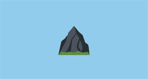 ⛰️ Mountain Emoji On Twitter Twemoji 1216