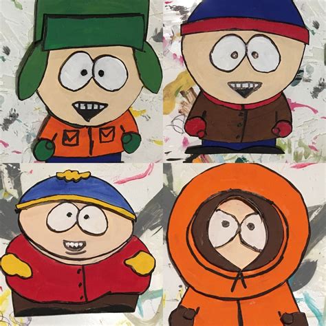 Cartman Kyle Stan And Kenny From South Park Magnets Etsy
