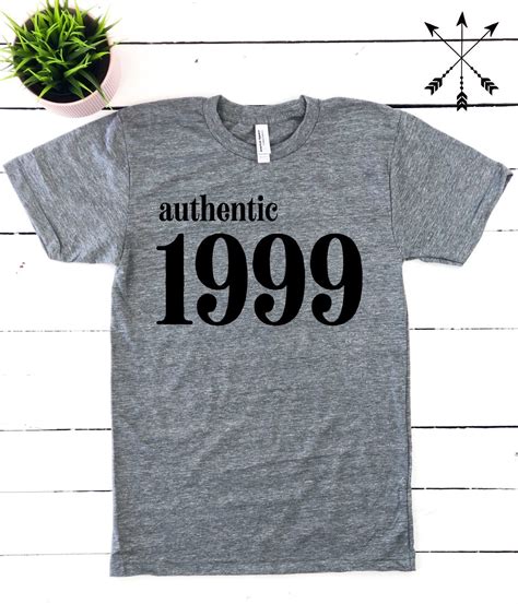 If you are looking for nice birthday cards and happy birthday. 20th Birthday Shirt, Authentic 1999 Shirt, 20th Birthday Gifts For Women & Men, Gift for Man ...