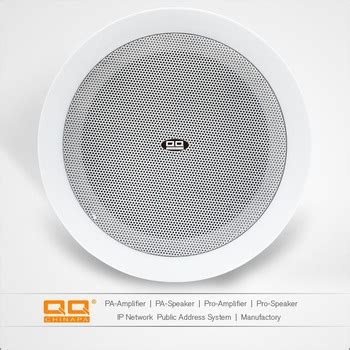 Search newegg.com for in ceiling speaker enclosure. Abs Plastic Cover 6 Inch 6 Watts 100v Home Theatre Passive ...