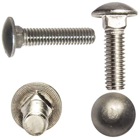 Carriage Bolt Stainless Steel 14 20 X 58 Qty 25 Tillescenter Bolts Fasteners