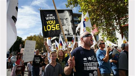 Thousands March In Newcastle To Protest Against Abbott Government