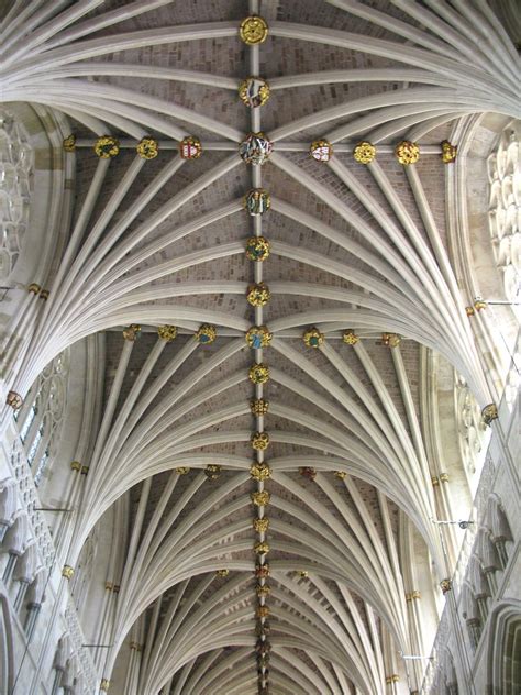 Shelly lighting august 8 2018. medieval vaulted ceiling, exeter cathedral | Caroline ...