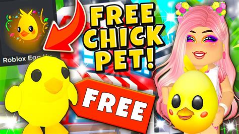 Find this pin and more on pet adoption party by jaylacaraballo13. How to Get a FREE Easter CHICK Pet in Adopt Me! New Easter ...