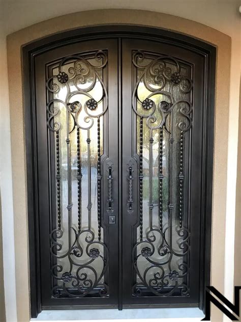 Double Iron Doors Custom Wrought Baltic Iron Doors