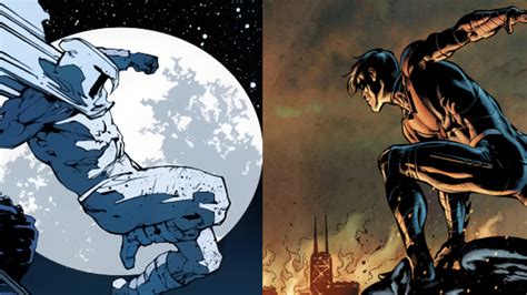 Batman Battle Of The Month Nightwing Vs Moon Knight Comic Vine
