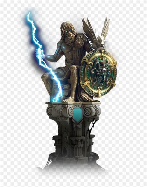 Download Zeus Statue Png Png And  Base