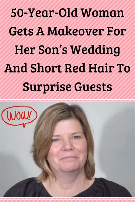 Many women become blondes as they get older, a natural move considering gray is a softer, lighter. 50-Year-Old Woman Gets A Makeover For Her Son's Wedding ...