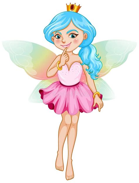 Beautiful Fairy Girl Cartoon Character Stock Vector Illustration Of