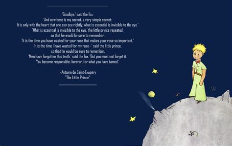 Quotes From The Little Prince Quotesgram