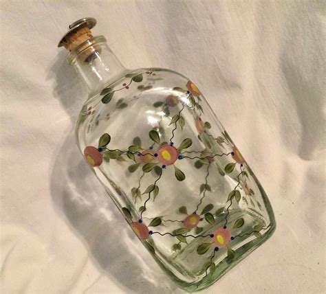 Aged Condition 5 Vintage Glass Vials With Cork Stopper Collectibles Art And Collectibles