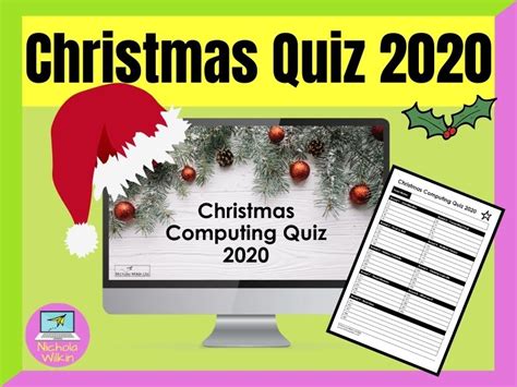 Computing Christmas Quiz 2020 Teaching Resources