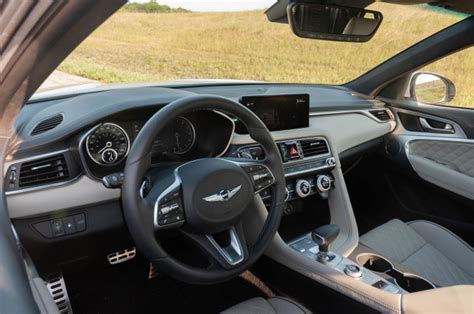 First Drive Review 2022 Genesis G70 Ramps Up The Style As It Grows Up
