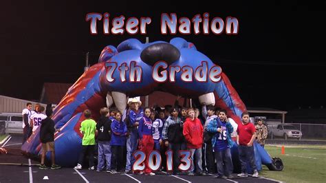 Tiger Nation Tidehaven 7th Grade Football Youtube