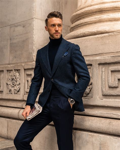 Turtleneck With A Suit Stylish Pairings For Men Suits Expert
