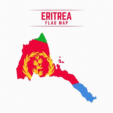 Flag Map Of Eritrea 2400582 Vector Art At Vecteezy
