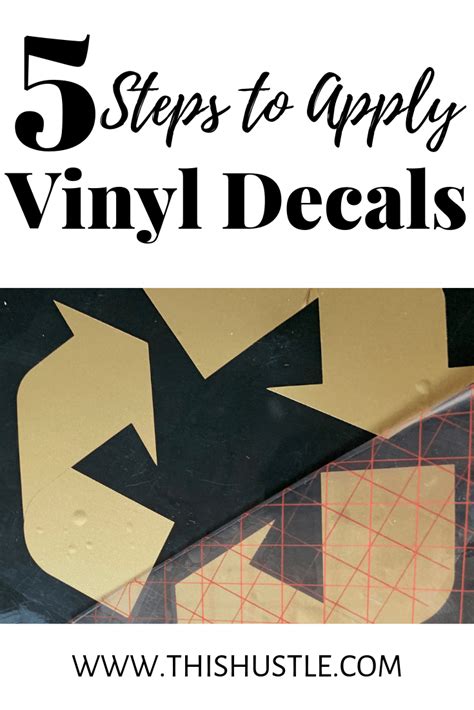 Applying a vinyl decal to a wine glass. 5 Steps To Apply Vinyl Decals and Stickers | How to apply ...