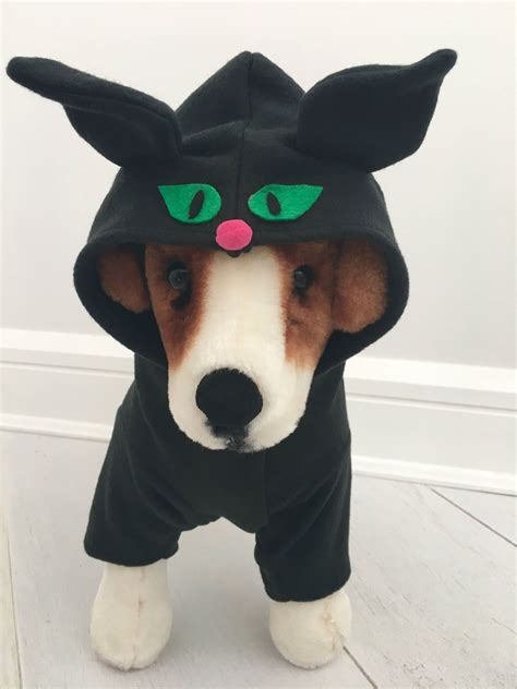 Black Cat Costume Cat Costume Dog Halloween Costume Dog Cat Etsy