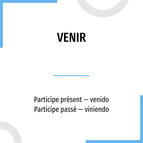 Conjugation Venir 🔸 French Verb In All Tenses And Forms Conjugate In