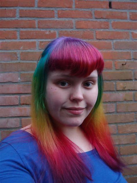 Aodhamair Rainbow Gradient Hair Directions Dyes Cerise Apricot