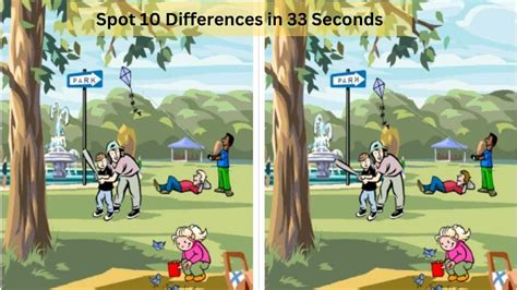 Spot The Difference Can You Spot 10 Differences Between The Two Images