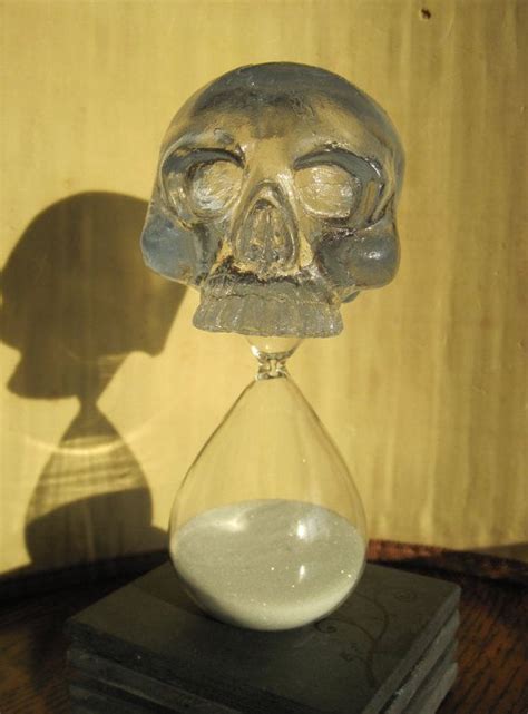 Until Dawn Clear Skull Hourglass Etsy Skull Hourglass Decorative