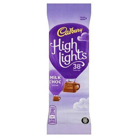 Cadbury Highlights Milk Chocolate Instant Drink 11g Britishshopinwarsaw