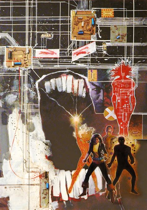 New Mutants Poster In David Mandels Sienkiewicz Bill Comic Art