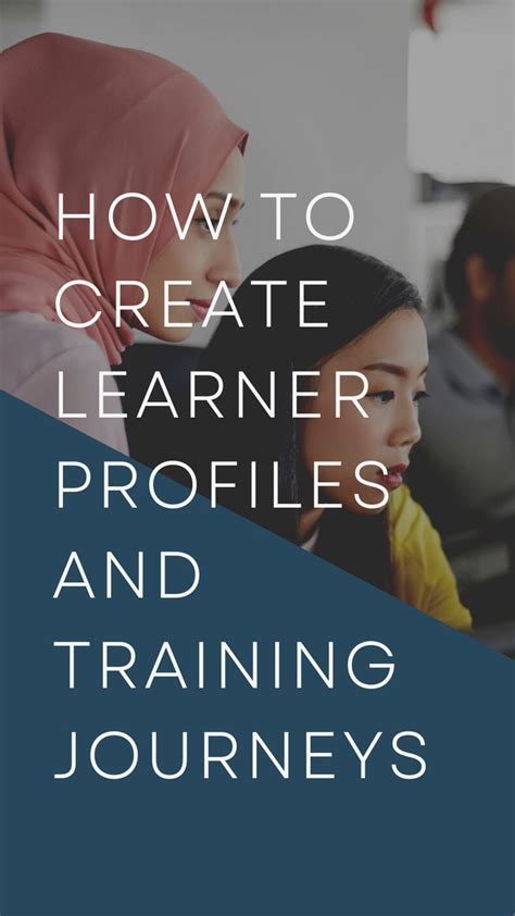 Creating Learner Profiles And Training Journeys Learner Profile