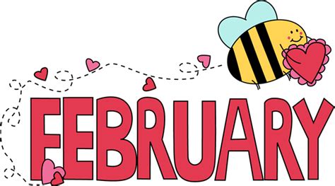 February Valentine Love Bee Clip Art February Valentine Love Bee Image