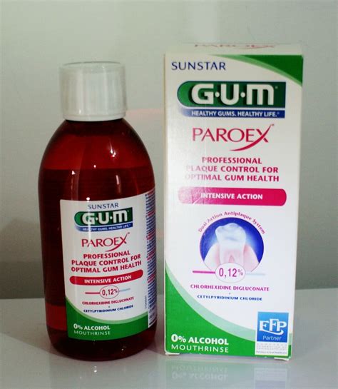 Gum Paroex Gingidex Mouthwash Professional Bacterial Control Plaque
