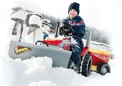 You Can Get Your Kids A Pedal Powered Snow Plow That Actually Lets Your